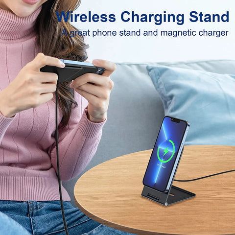Swissten Magsafe Wireless Charging Stand - 22055518 - Black