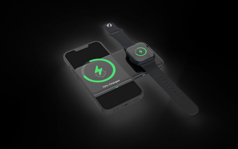 Swissten Dual Wireless Charger - 22055520 - Black