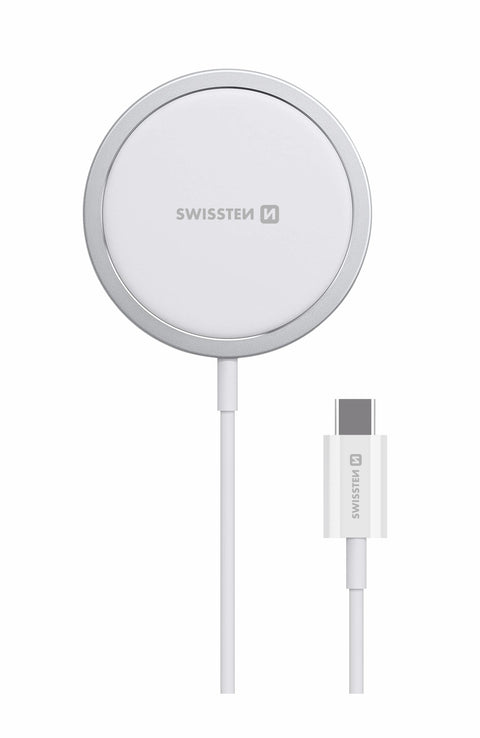 Swissten Wireless Magsafe Charger (15W) - 22055530 - White