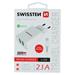 Swissten 2.1A Dual Port Travel Charger (10.5W) - 22057000 +  Lightning USB Cable - White
