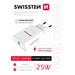 Swissten USB-C Travel Charger (25W) - 22060300 - White