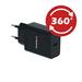 Swissten USB-C Travel Charger (25W) - 22060400 - Black
