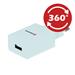 Swissten 1A Travel Charger - 22061000 + Micro USB Cable - White