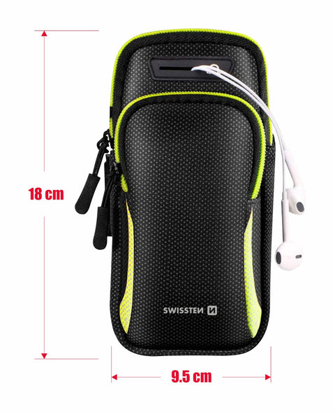 Swissten ArmBag Case - 32903500 - Up to Phones for 6.7" - Black