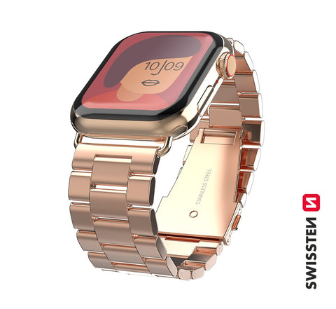 Swissten Apple Watch 38-40mm Metal Band - 46000303 - Gold