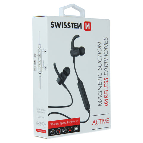 Swissten Active Bluetooth Earphones - 51105090 - Black