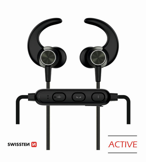 Swissten Active Bluetooth Earphones - 51105090 - Black