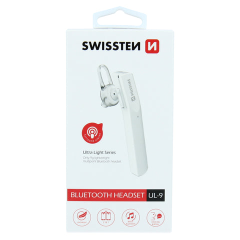 Swissten Ultra Light Bluetooth Headset - 51105100 - White