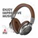 Swissten Jumbo Stereo Headphones - 52510610 - Brown