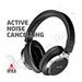 Swissten Jumbo Stereo Headphones - 52510700 - With Active Noise Cancelling - Black