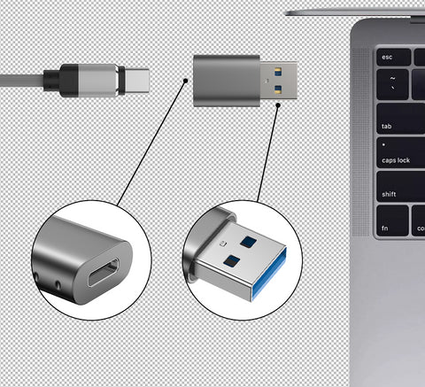 Swissten USB-A to USB-C OTG Adapter - 55500200