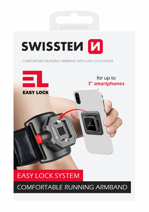 Swissten Easy Lock Armbad - 61001000 - Up to Phones for 7.0"