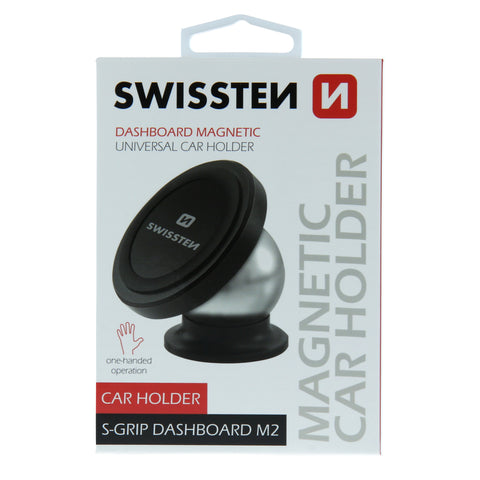 Swissten S-Grip M2 Magnetic Car Holder - 65010305 - Black