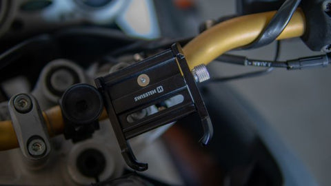 Swissten BM1 Bike & Motorcycle Holder - 65010405 - Up to Phones for 7.0" - Black