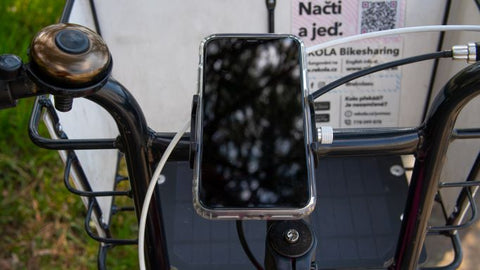 Swissten BC2 Aluminum Bike Holder - 65010406 - Up to Phones for 7.0" - Black