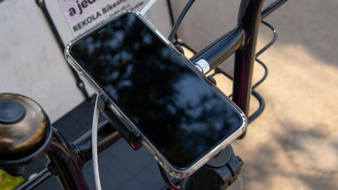 Swissten BC2 Aluminum Bike Holder - 65010406 - Up to Phones for 7.0" - Black