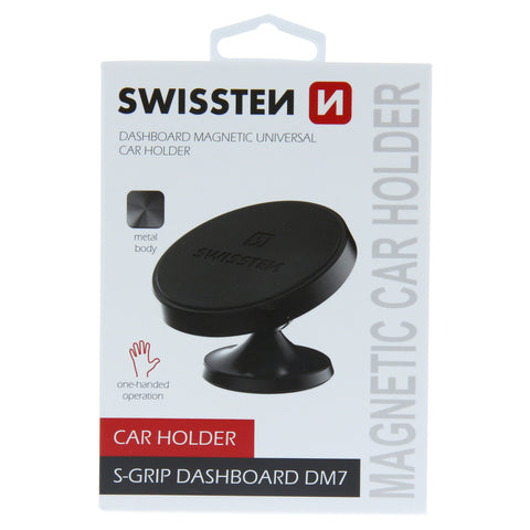Swissten S-Grip DM7 Magnetic Car Holder - 65010421 - Black