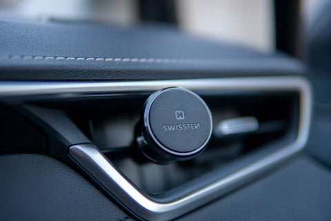Swissten S-Grip M9 Magnetic Air Vent Car Holder - 65010423 - Black