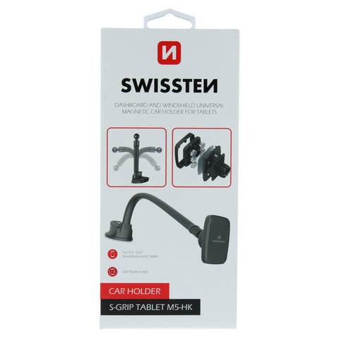 Swissten S-Grip M5-HK Magnetic Car Holder - 65010502 - For Tablets - Black