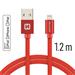 Swissten Textile MFI Lightning Cable - 71524206 - 1.2m - Red