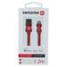 Swissten Textile MFI Lightning Cable - 71524206 - 1.2m - Red
