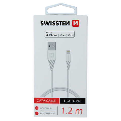 Swissten MFI Lightning Cable - 71526501 - 1.2m - White