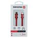 Swissten Textile Type-C USB Cable - 71527206 - 1.2m - Red