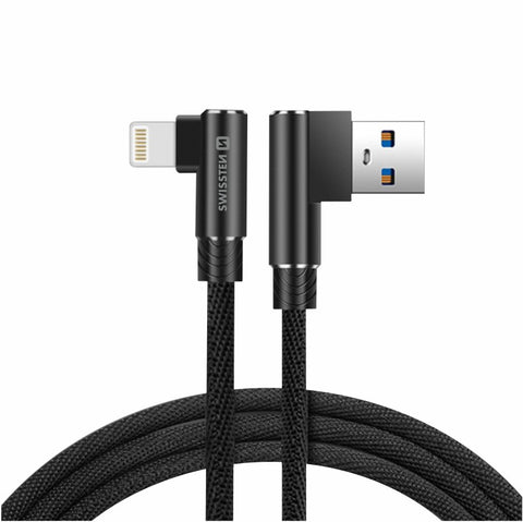 Swissten Arcade Gaming  Lightning Cable - 71527700 - 1.2m - Black