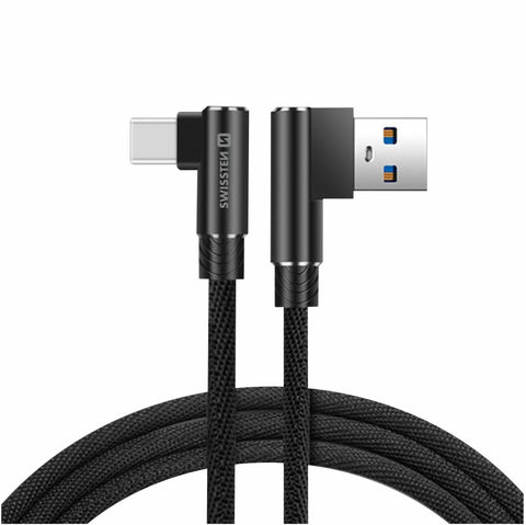 Swissten Arcade Gaming  Type-C USB Cable - 71528000 - 1.2m - Black
