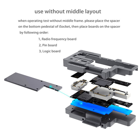Qianli Toolplus iSocket 3 in 1 Board Test Fixture X-Series