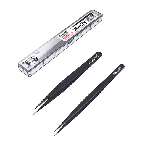 Qianli Toolplus Ineezy Non-magnetic Stainless Steel Tweezer Set