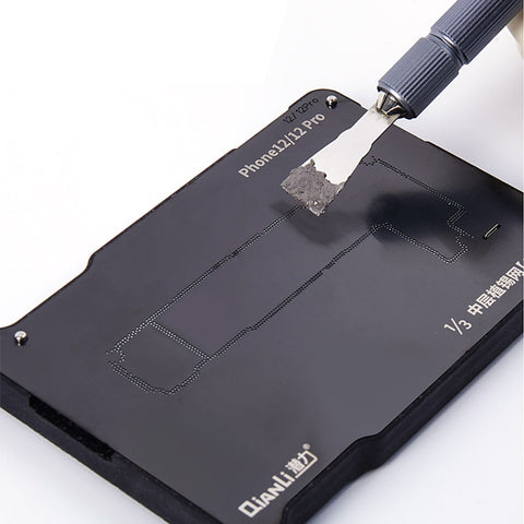 QIANLI  Toolplus Middle Frame Reballing Platform - For iPhone 12 / 12 Mini / 12 Pro / 12 Pro Max