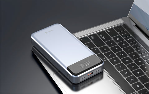 Swissten 30.000 Power Delivery Powerbank (133W)  - 22013917 - For Laptops - Grey