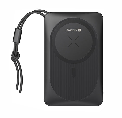 Swissten Magsafe Powerbank (15W) - 22013971 - 10.000 mAh - Black