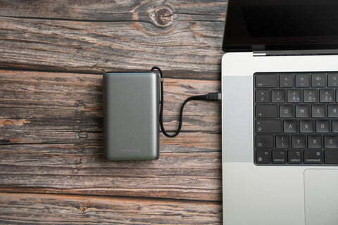 Swissten Airplane Friendly Power Bank (100W) - 22013977 - 25.000 mAh - Grey