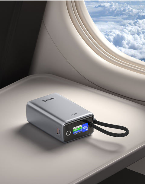 Swissten Airplane Friendly Power Bank (100W) - 22013977 - 25.000 mAh - Grey