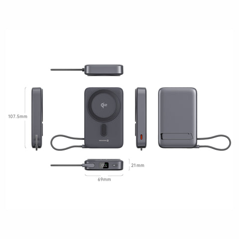 Swissten MagSafe Power Bank (15W) - 22013979 - 10.000 mAh - Black