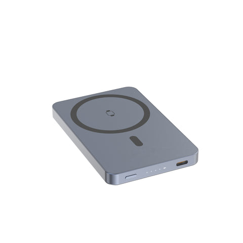 Swissten Fusion MagSafe Powerbank - 22013982 - 5000 mAh - Silver