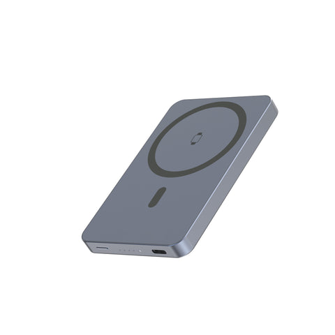 Swissten Fusion MagSafe Powerbank - 22013982 - 5000 mAh - Silver