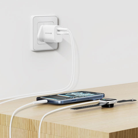 Swissten Edge Travel Charger (20W) - 22045101 - UK Plug