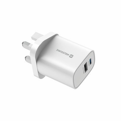 Swissten Edge Travel Charger (35W) - 22045102 - UK Plug
