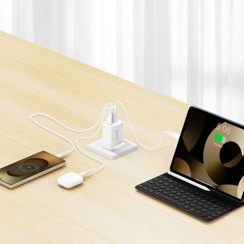 Swissten Edge Travel Charger (65W) - 22045103 - UK Plug