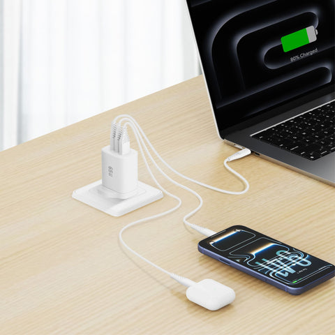 Swissten Edge Travel Charger (65W) - 22045103 - UK Plug