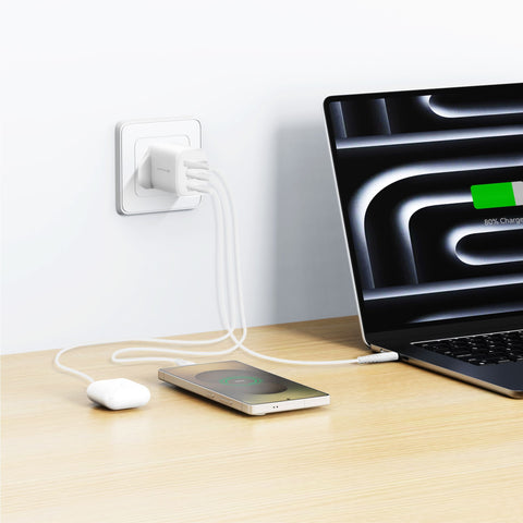 Swissten Edge Travel Charger (65W) - 22045103 - UK Plug