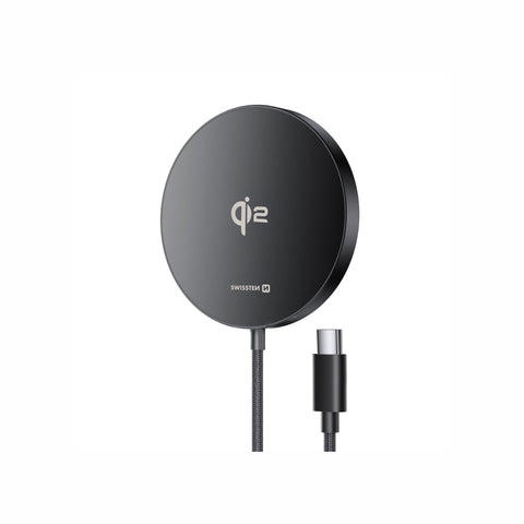 Swissten MagPuck Wireless Charger (15W) - 22055560 - Black