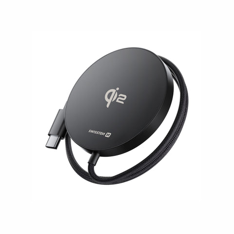 Swissten MagPuck Wireless Charger (15W) - 22055560 - Black