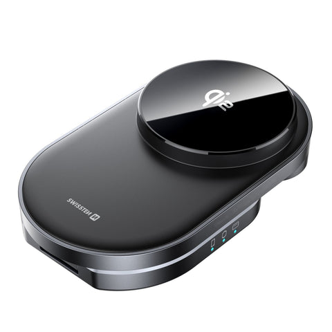 Swissten MagBase 3-In-1 Magnetic Wireless Charger - 22055570