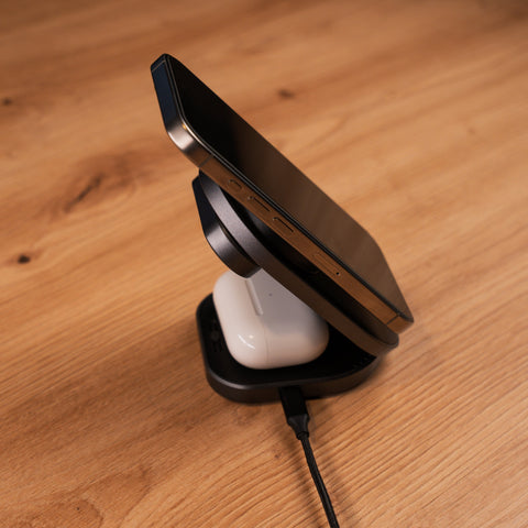Swissten MagBase 3-In-1 Magnetic Wireless Charger - 22055570