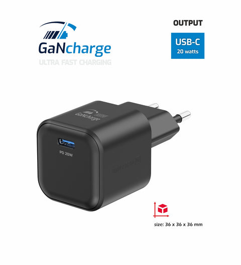Swissten 20W UBS-C Travel Charger - 22070110 - Black