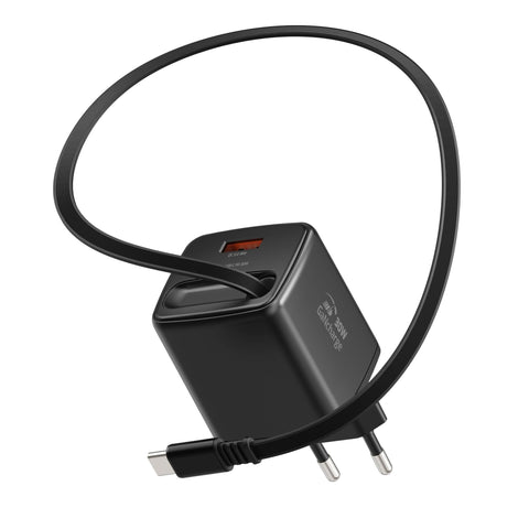 Swissten SlideCharge Travel Charger (30W) - 22070202 - Black